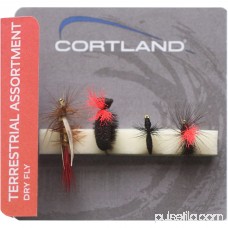 Cortland 4pk Flies, Terrestrial Assortment 555503326